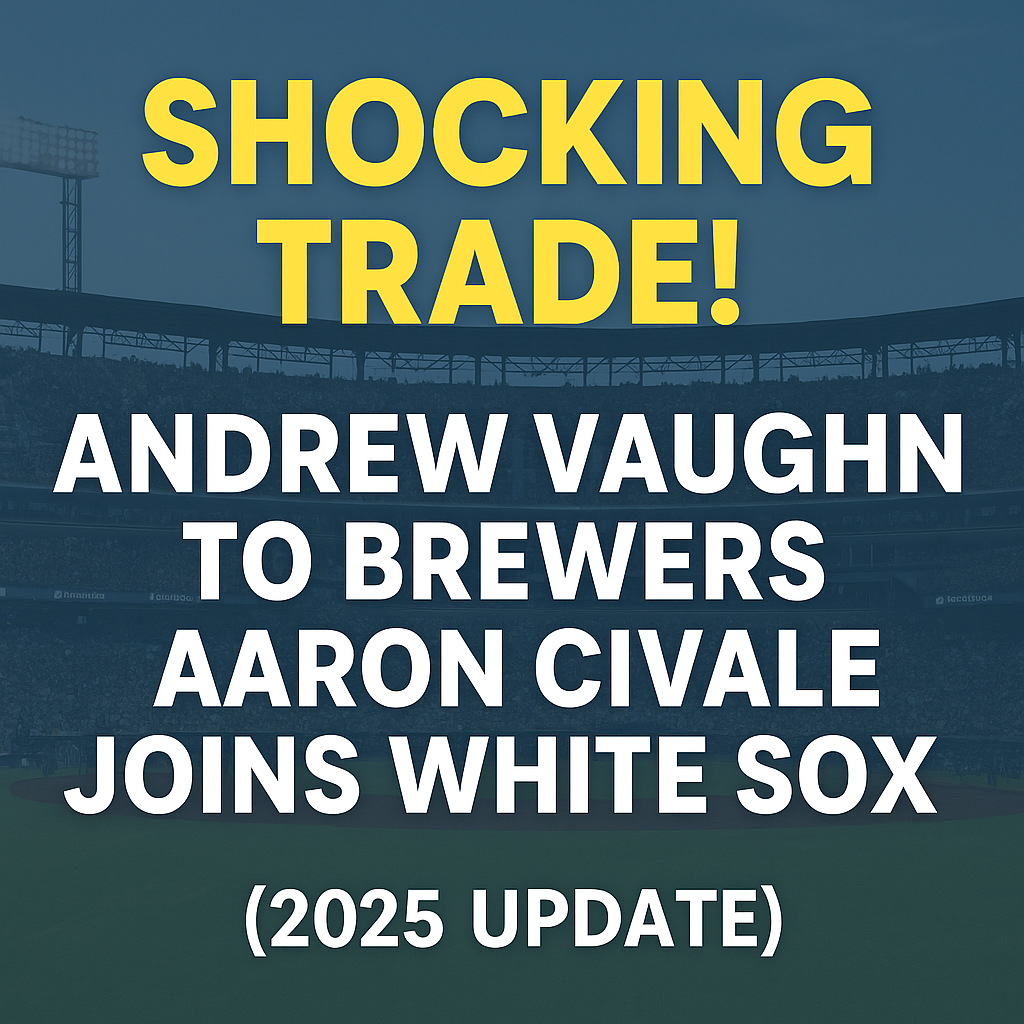 Andrew Vaughn and Aaron Civale during the trade coverage