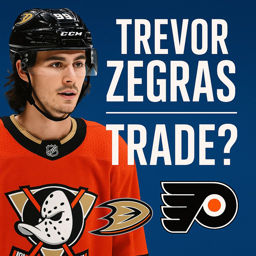 Trevor Zegras trade news—NHL player picture